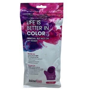 MineTan Bronze Easy On Applicator Thumb Mitt Glove‎ Velvet Streak Free Flawless